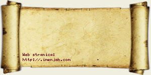 Filip Debeljak vizit kartica